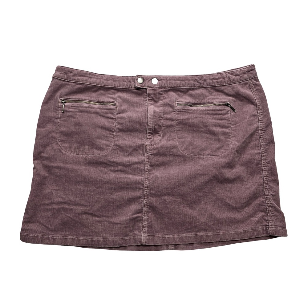 Mossimo Corduroy Mini‎ Skirt Zipper Pocket Mauve Women’s 18
